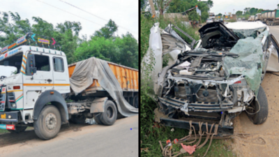 3 MNC executives killed as truck lands on MUV near Gurugram
