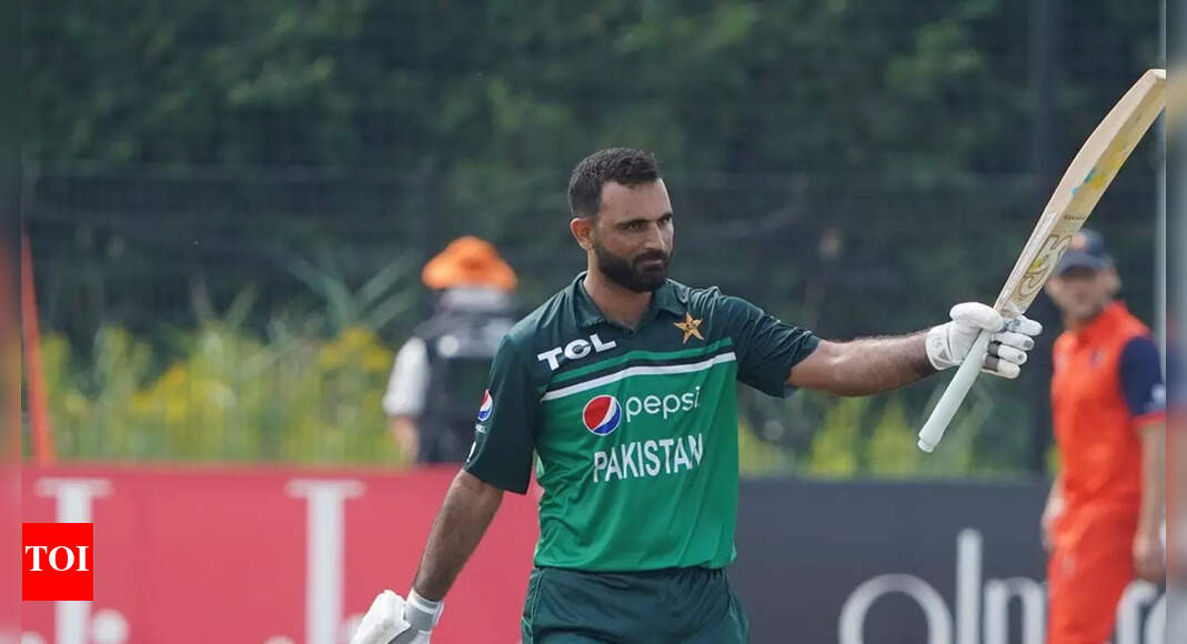 Fakhar Zaman ton helps Pakistan beat Netherlands by 16 runs in first ODI | Cricket News – Times of India