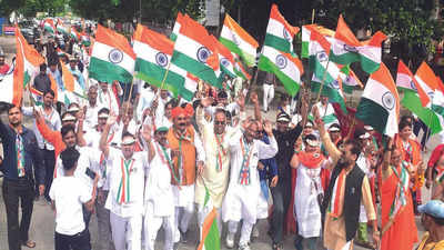 Enthusiam marks Independence Day celebrations all over Prayagraj