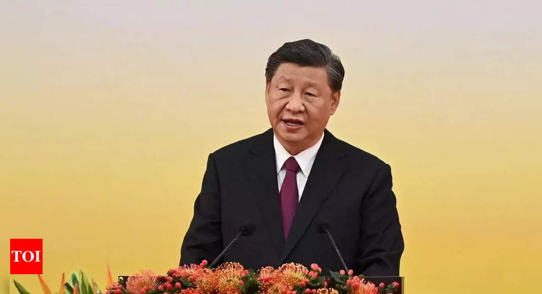 China’s Xi makes first public appearance in two weeks – Times of India