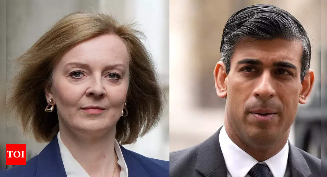 UK PM race: Liz Truss holds firm lead over Rishi Sunak – Times of India