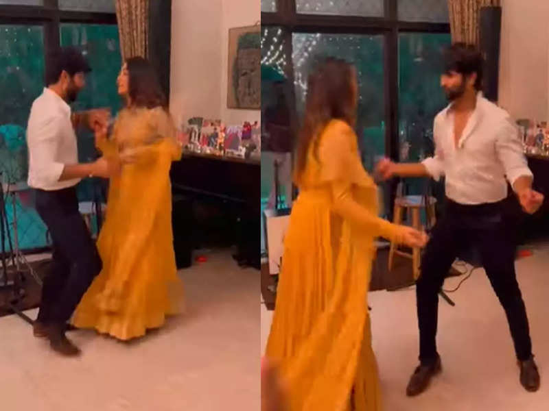 This video of Shahid Kapoor dancing with Mira Kapoor on her parents' 40th wedding anniversary is all things cute