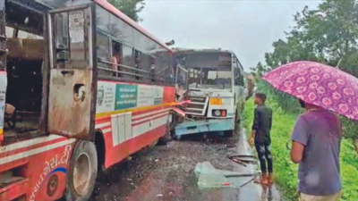 21 injured as Gujarat transport buses collide in Zalod taluka