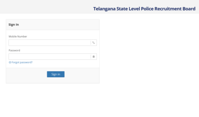 TSLPRB TS Police Constable Hall Ticket 2022 released @ tslprb.in, download here