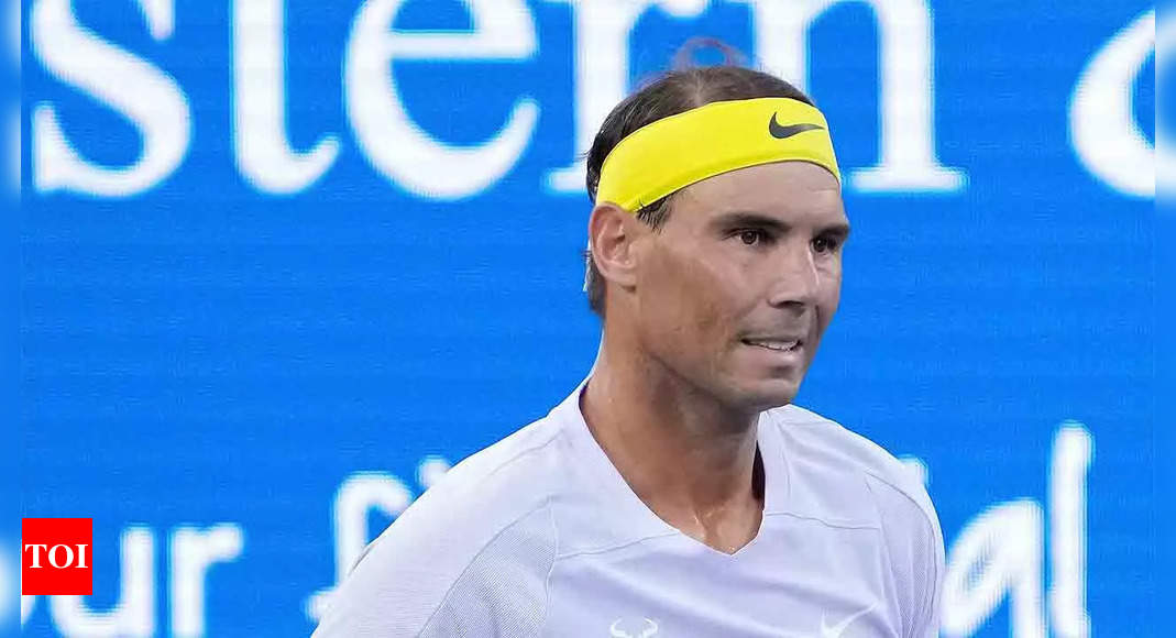 Rafael Nadal not discouraged by losing on return, says will be ready for US Open | Tennis News – Times of India