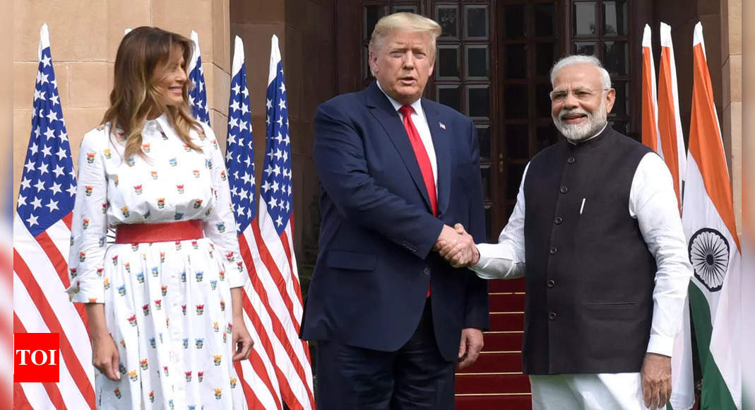 Centre spent Rs 38 lakh on Trump’s 36-hour India visit in 2020: RTI | India News – Times of India