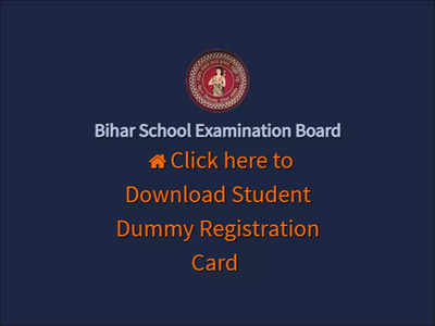 BSEB Inter Exams 2023: Bihar Board dummy Registration Card for Inter exam released, download here