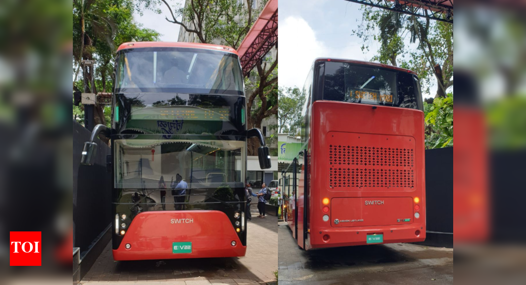 Switch Mobility unveils India's first electric doubledecker bus