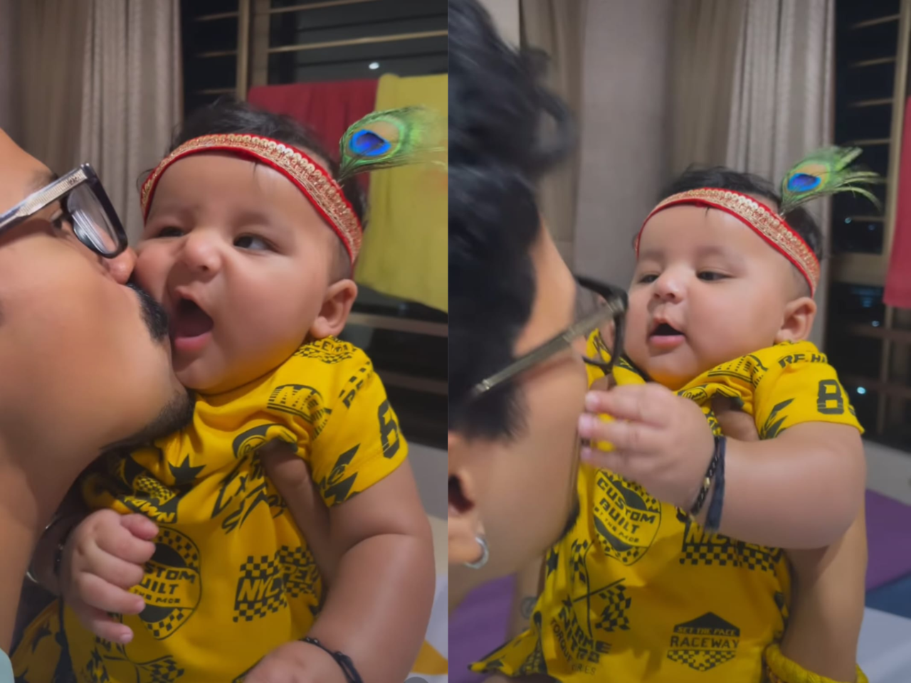 Bharti Singh shares video of son Laksh looking adorable with a peacock feather on Janmashtami; watch - Times of India Bharti Singh shares video of son Laksh looking adorable with a peacock feather on Janmashtami; watch - Times of India