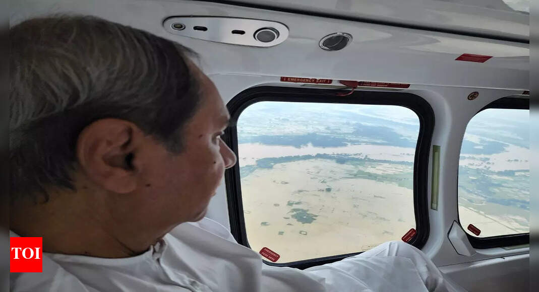 Odisha floods: CM undertakes aerial survey