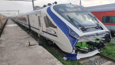 Vande Bharat train arrives at Chandigarh for 120kmph speed trial run