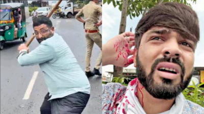Surat: Lawyer doing Facebook live attacked by traffic brigade jawan