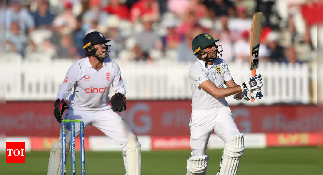 1st Test: Marco Jansen and Keshav Maharaj extend South Africa’s lead against England on Day 2 | Cricket News – Times of India