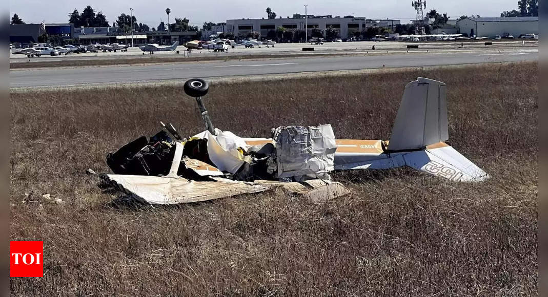 Officials: At least 2 die after planes collide in California – Times of India