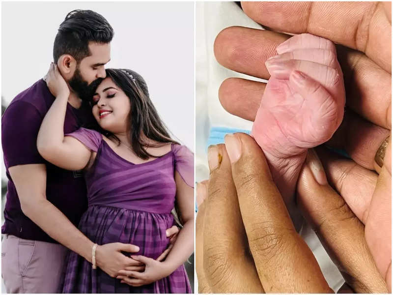 TV couple Yuva Krishna and Mridhula Vijai blessed with a baby girl; see the first picture