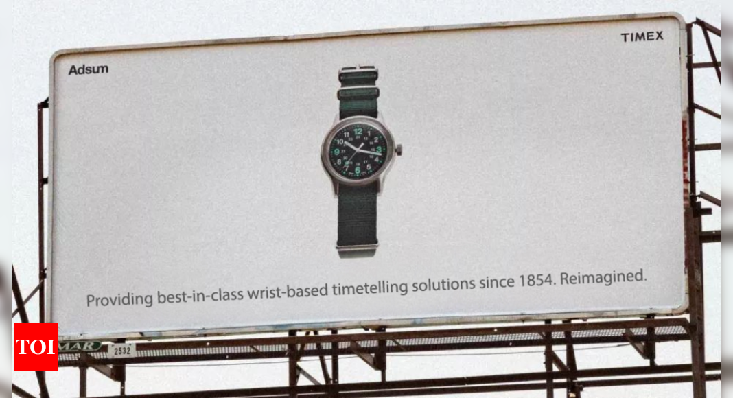Why Timex is not taking a dig at just Apple Watch – Times of India
