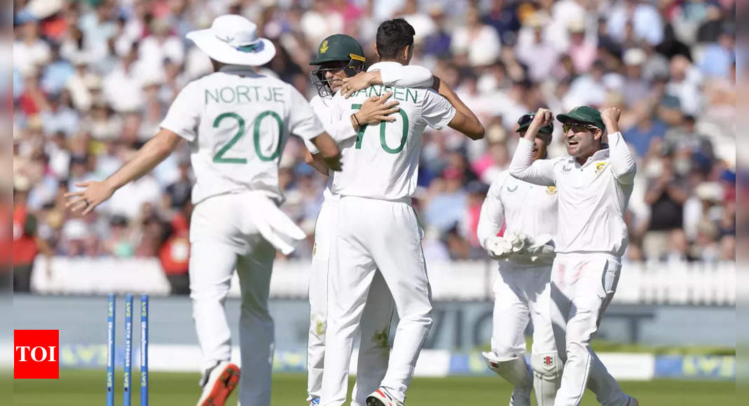 1st Test: South Africa thrash England by an innings and 12 runs | Cricket News – Times of India