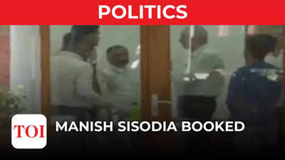 CBI books Delhi dy CM Manish Sisodia, searches his office and home in excise policy probe