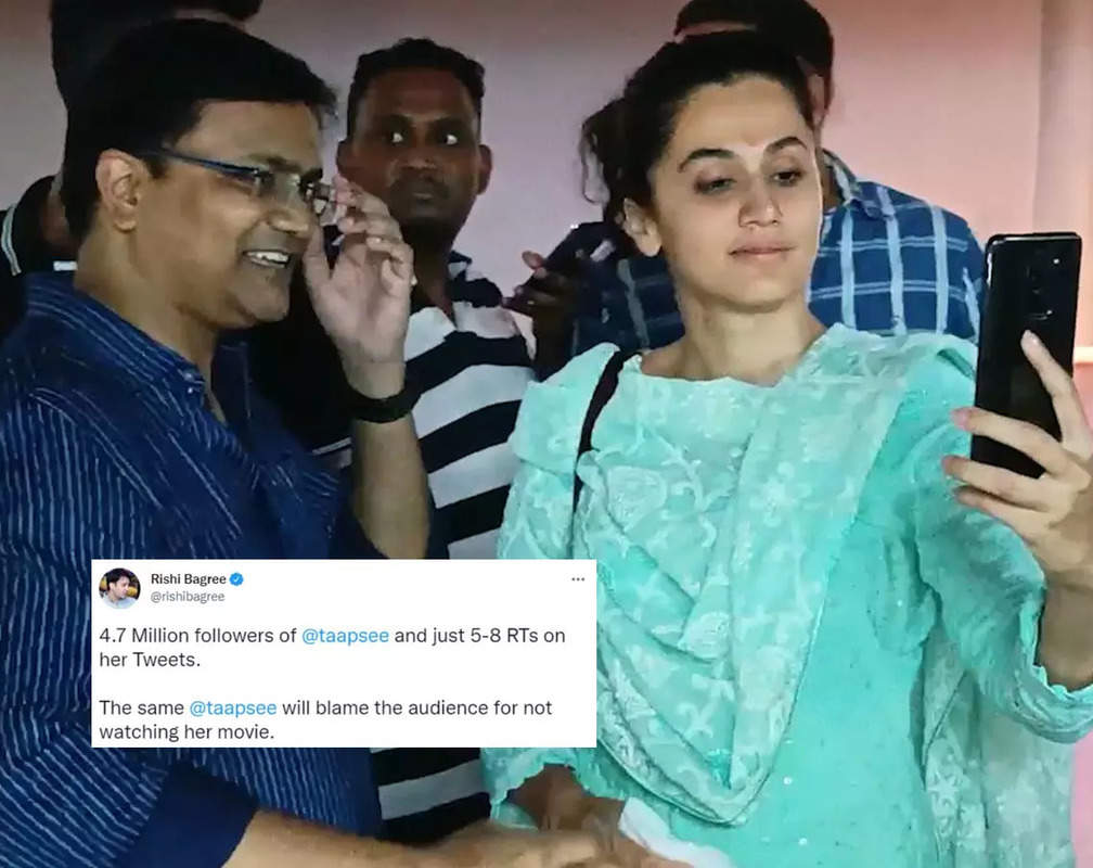 
Taapsee Pannu engages in war of words with a Twitter user trolling her about her posts getting 'less attention'
