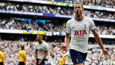 Harry Kane sets Premier League one-club record with 185th Spurs goal |  Football News - Times of India