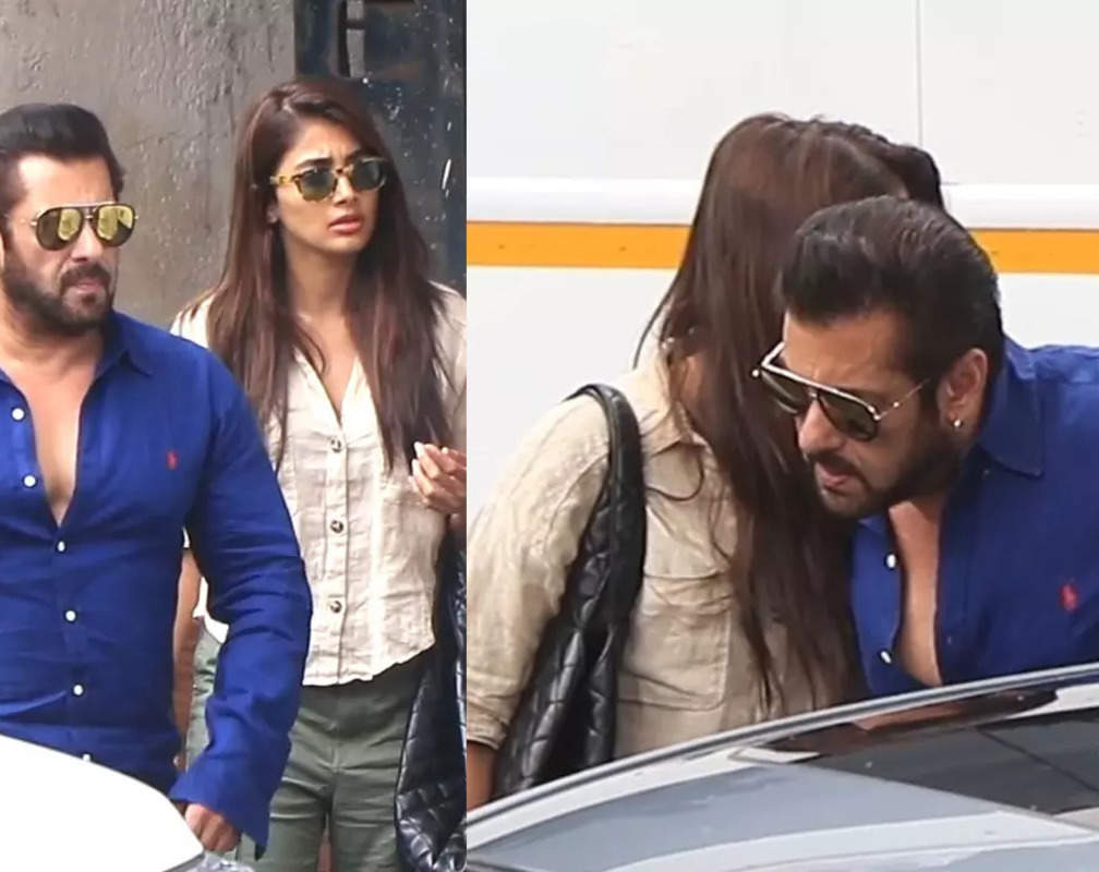 
Watch: Salman Khan, Pooja Hegde return to Mumbai after finishing 'Bhaijaan' shoot in Leh-Ladakh
