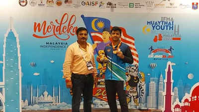 13-year-old Yuvraj Singh from Chhattisgarh wins bronze medal at Muay Thai Youth World Championship