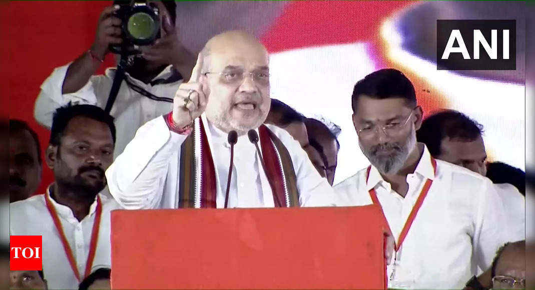 Shah: KCR's Downfall Has Begun, Declares Amit Shah At Telangana Rally ...