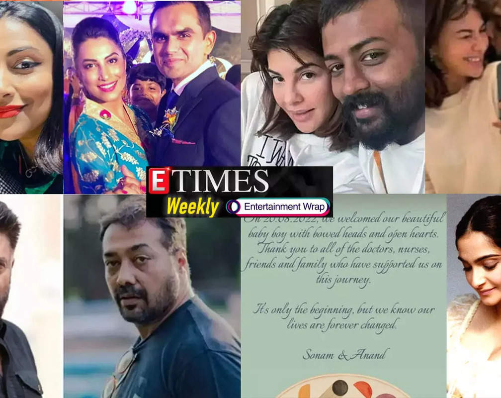 
Jacqueline named as accused in money laundering case; Ex-NCB chief and his wife receive death threats; Vivek slams Anurag for his Oscars remark; Sonam Kapoor welcomes baby boy
