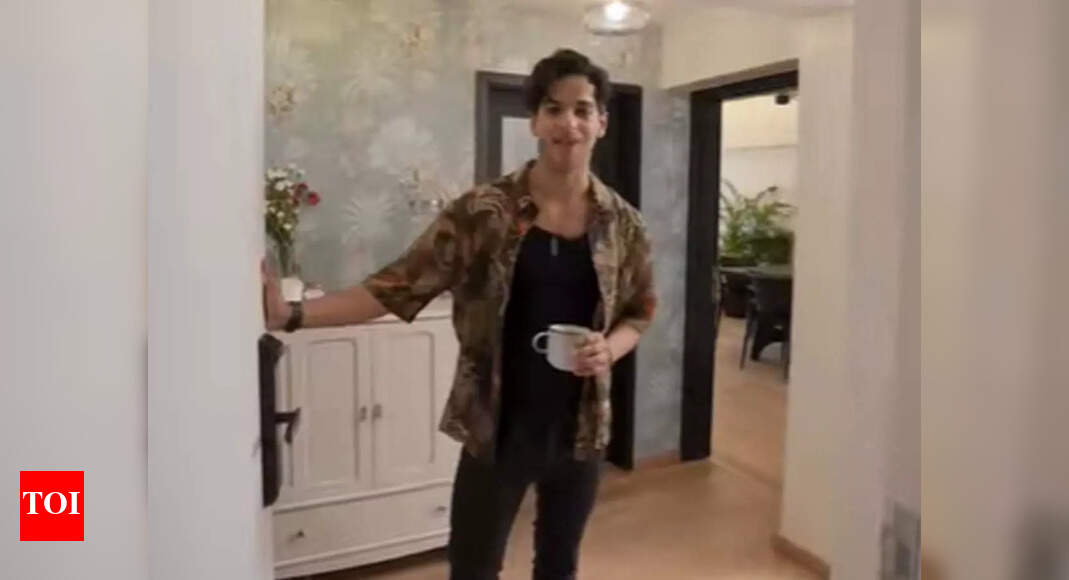 Ishaan Khatter gives a sneak peek of his new luxurious apartment