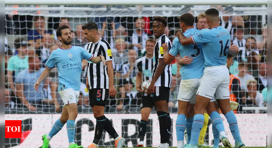 EPL: Man City fight back for thrilling 3-3 draw at Newcastle | Football News – Times of India
