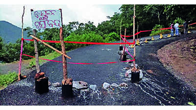 Kandhamal begins road repair work as rain takes a break
