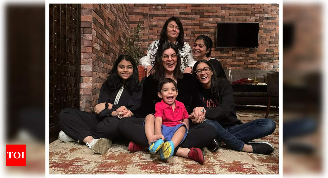 Sushmita Sen shares a sweet family photo as she celebrates the birthday of her Godson Amadeus – Times of India