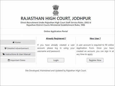 Rajasthan HC Recruitment 2022: Apply online for 2756 JJA, Clerk, Junior Assistant and other posts