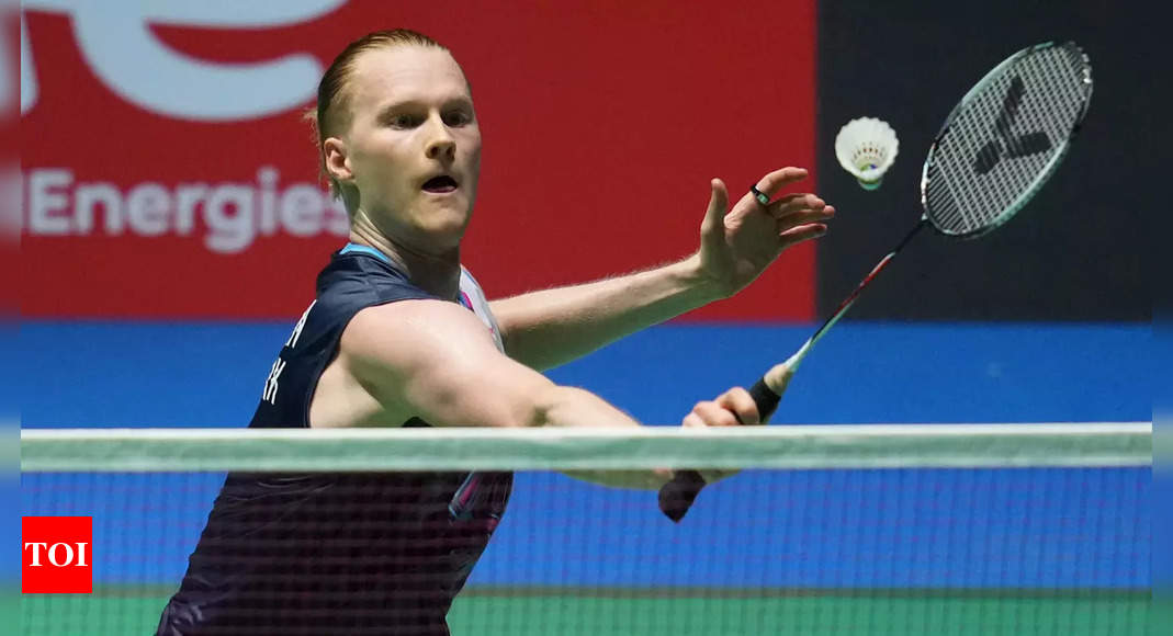 Third-seeded Antonsen crashes out early at badminton worlds | Badminton News – Times of India