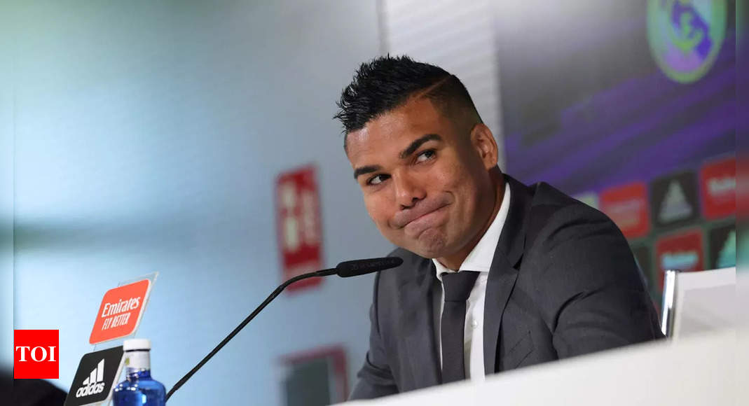 Casemiro bids emotional farewell to Real Madrid as he heads to Old Trafford | Football News – Times of India