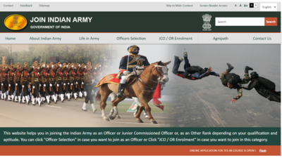 Indian Army Recruitment: Recruitment notification 2022 (Out) for Indian Army 10+2 TES 48, Apply @ joinindianarmy.nic.in