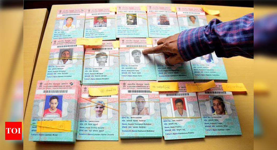 Drive to link Aadhaar to voter ID begins, BLOs say its mandatory | Goa ...
