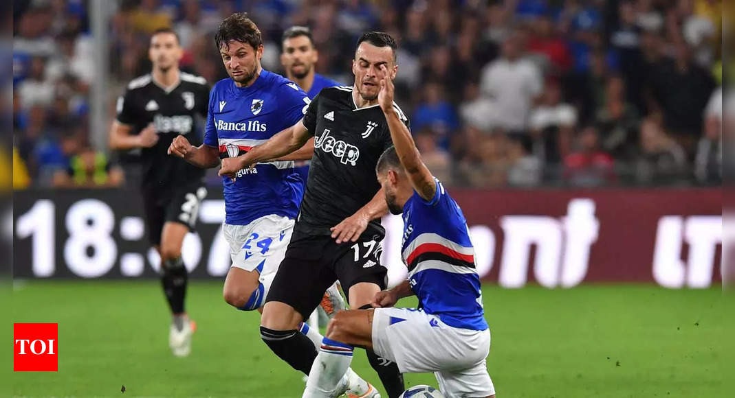 Juventus held to goalless draw at battling Sampdoria | Football News – Times of India