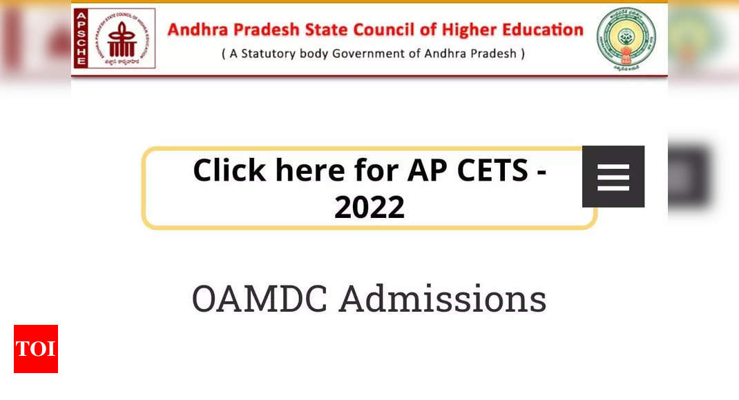 AP EAMCET Counselling 2022 Certificate Verification begins today at sche.ap.gov.in, check details – Times of India