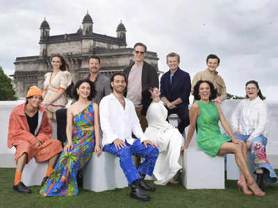 'The Lord of The Rings: The Rings of Power' cast and showrunner dine with Dabbawallas and strike a pose at Gateway of India