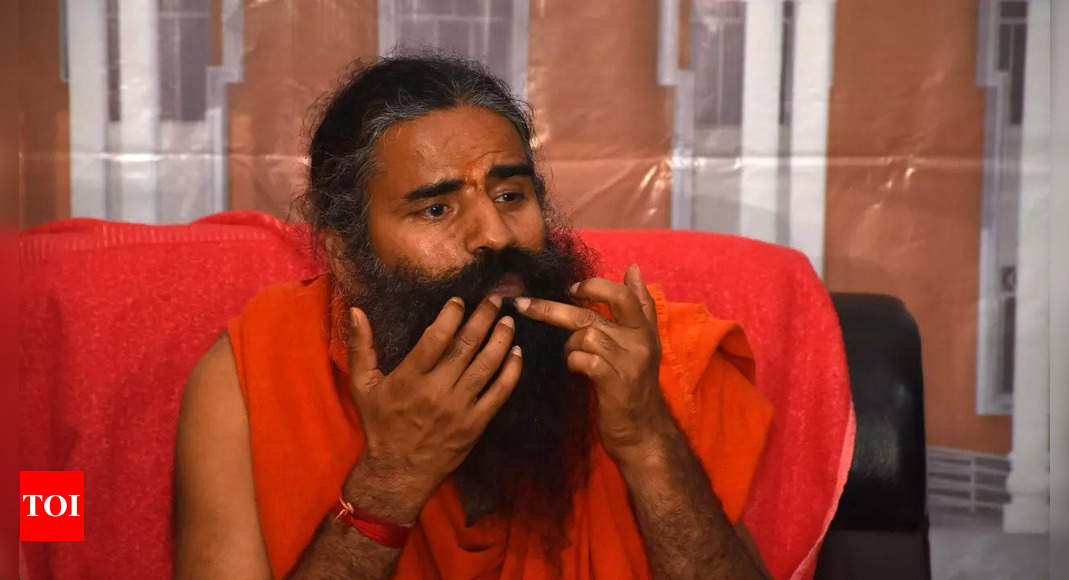 Centre must restrain Ramdev from making false claims: SC | India News – Times of India
