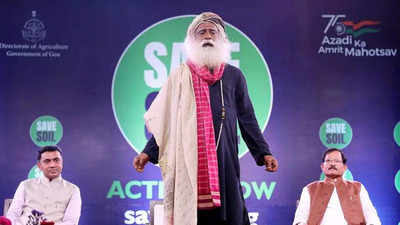 Soil not our property, it’s a legacy, pass it on to future generations, says Sadhguru in Goa