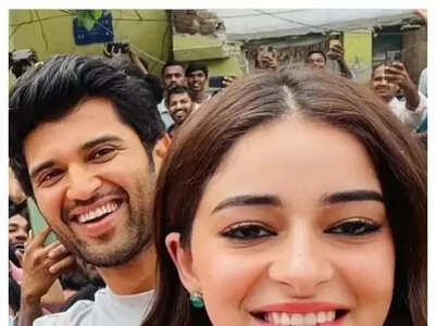 Ananya-Vijay's pics from ‘Liger’ promotions