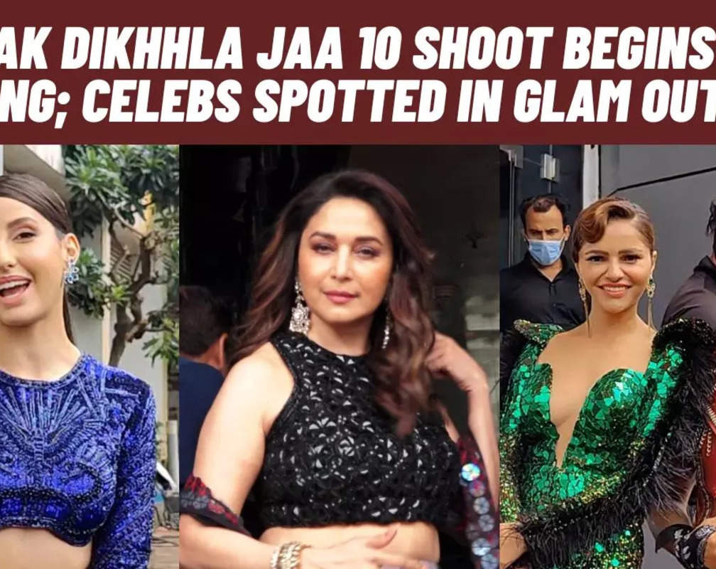 
Jhalak Dikhhla Jaa 10: KJo, Madhuri Dixit, Nora Fatehi spotted on set with contestants in glam outfits
