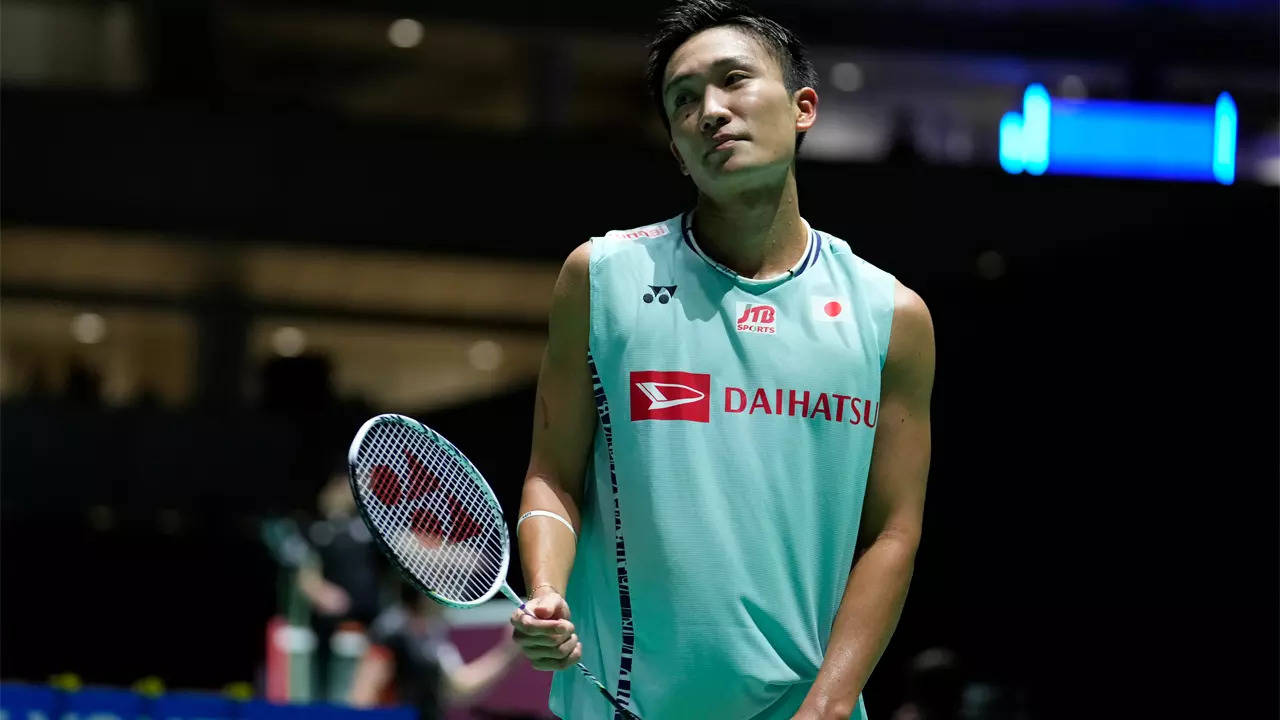 Weak-spirited Kento Momota limps out at badminton worlds Badminton News 