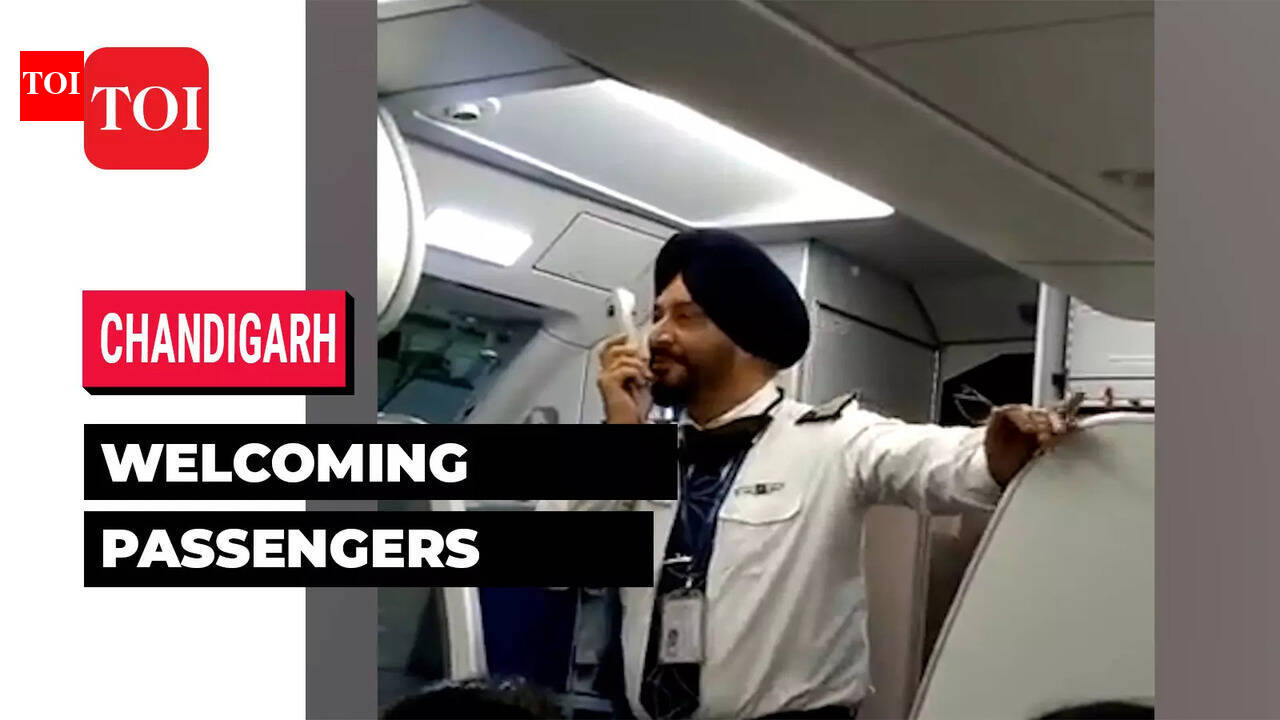 What a beautiful way to welcome aboard passengers in a flight