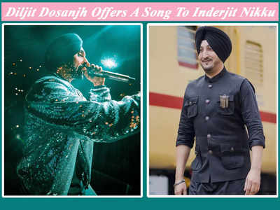 “Please sing one song for me,” writes Diljit Dosanjh offering a track to Inderjit Nikku after he broke down speaking of financial struggles