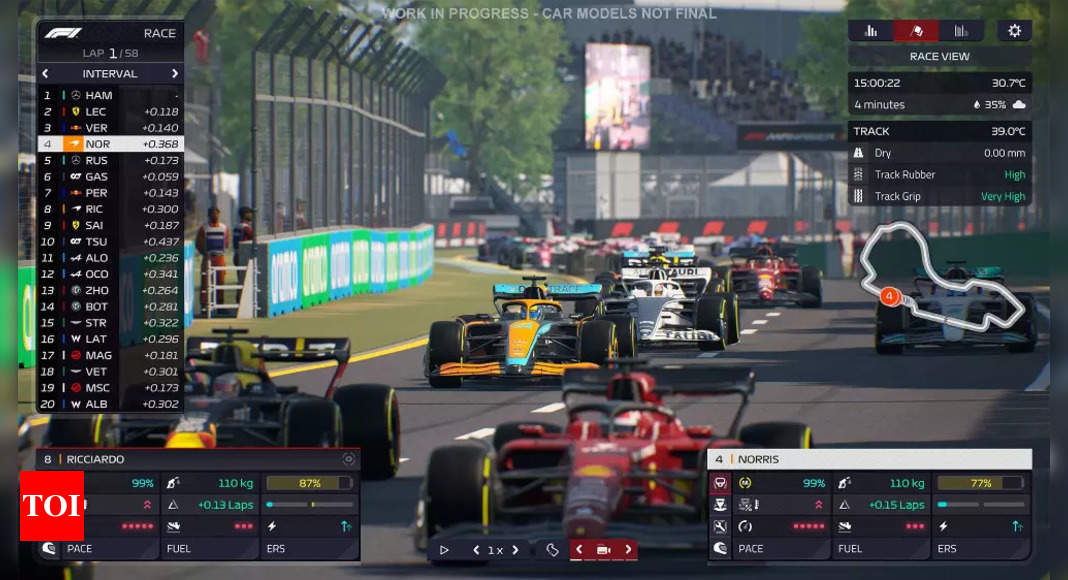 F1 Manager 2022 early access is now available: Release date, expected price and other details – Times of India