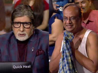 Kaun Banega Crorepati 14: Contestant Vijay Gupta takes off his shirt after winning, stuns Amitabh Bachchan