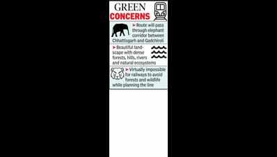 SECR plans new line that will cut elephant corridor | Nagpur News ...